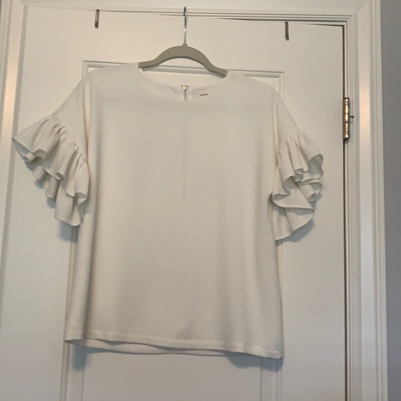 Ruffle Sleeve Rachel Parcell Bouse